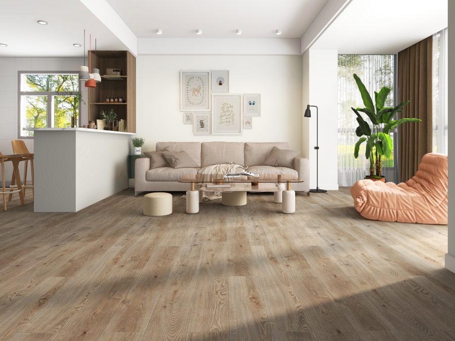 Decotec Premium Vinyl Bodenbelag - Premium Pine 4 Premium Pine Raumfoto