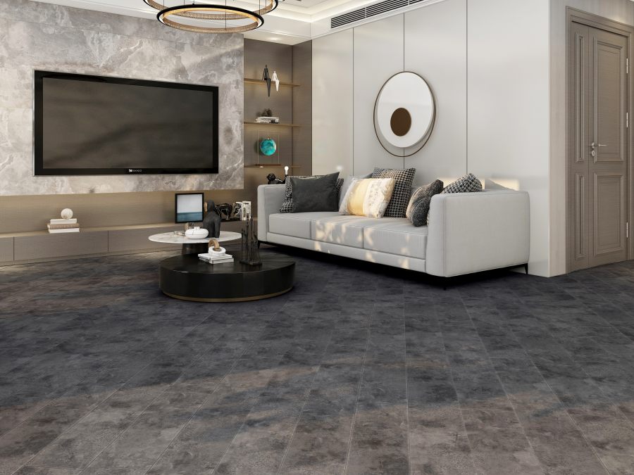 Decotec Premium Vinyl Bodenbelag - Urban Slate 2 Urban Slate Raumfoto