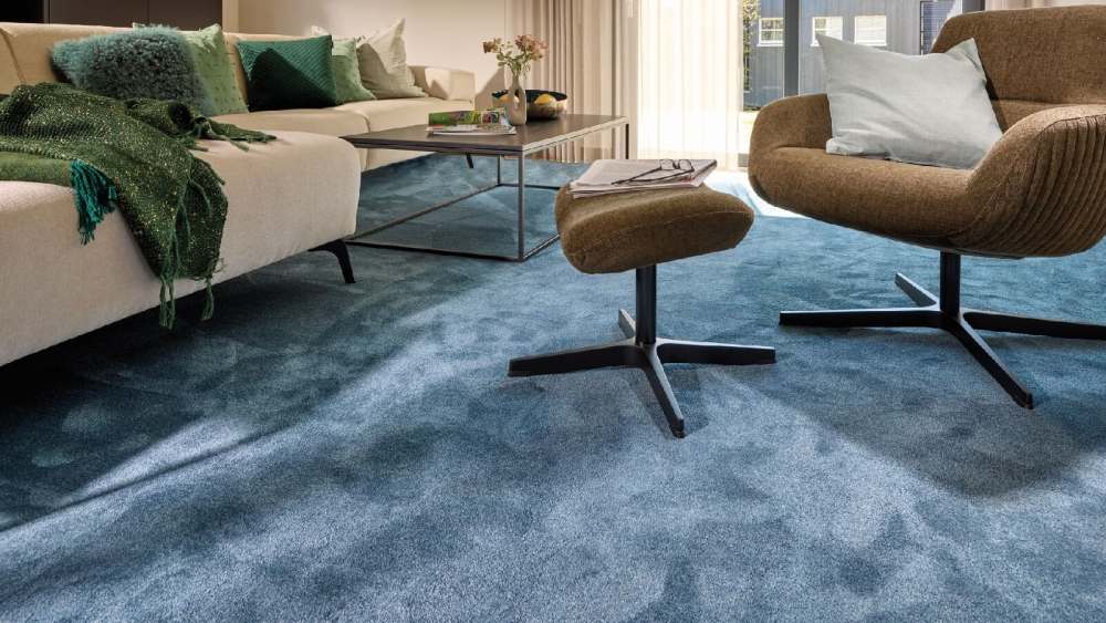 Vorwerk® Teppichboden Opera 3S49 Blau 2 3S49 OPERA Raum 5
