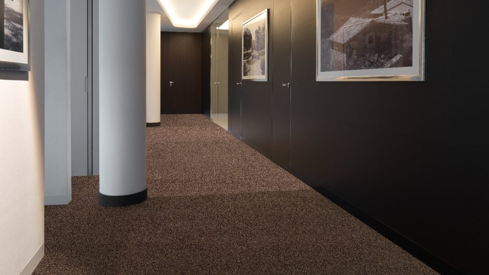 Vorwerk® Teppichboden Breite 4m, Frisea 5V95 Grau 2 Frisea 7G24 Raum RGB 1600
