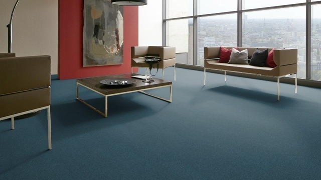 Vorwerk® Teppichfliesen - Pyrit SL Sonic 3S47 Blau 2 Pyrit 3S47 1600